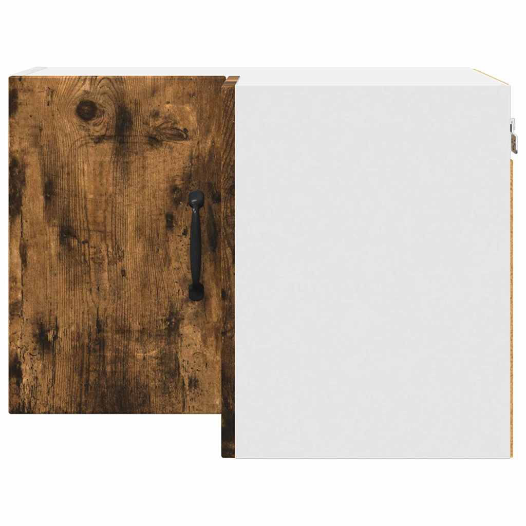 Küchenhängeschrank mit Regal Geräucherte Eiche 57 x 57 x 40 cm